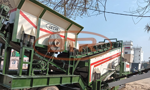 350 TPH Track & Wheel Mounted Mobile Iorn Ore Screening Machine