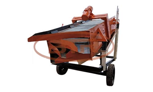 4 Deck Mobile Silica Sand Screening Machine